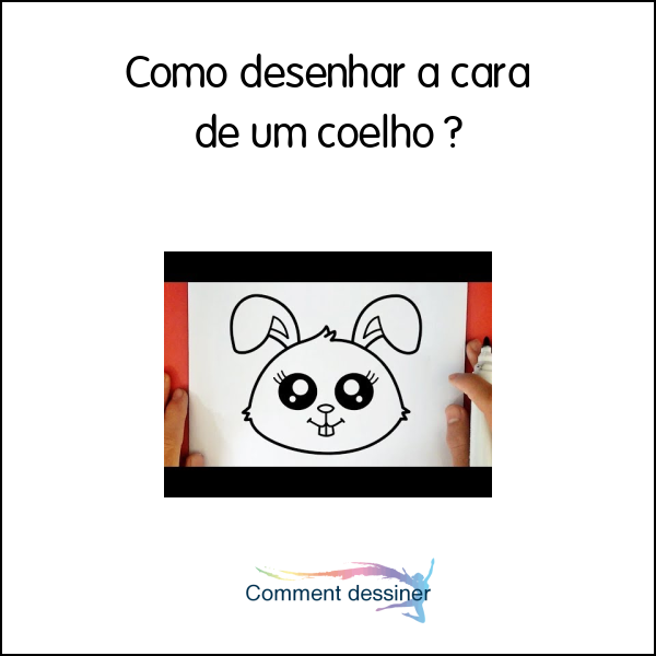 Como desenhar a cara de um coelho